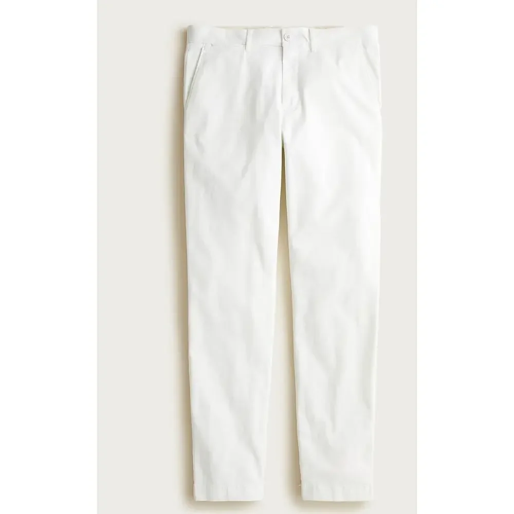 J Crew Mens 770 Straight Stretch Chinos 35 x 32 White NWT Pants AR886 J.Crew